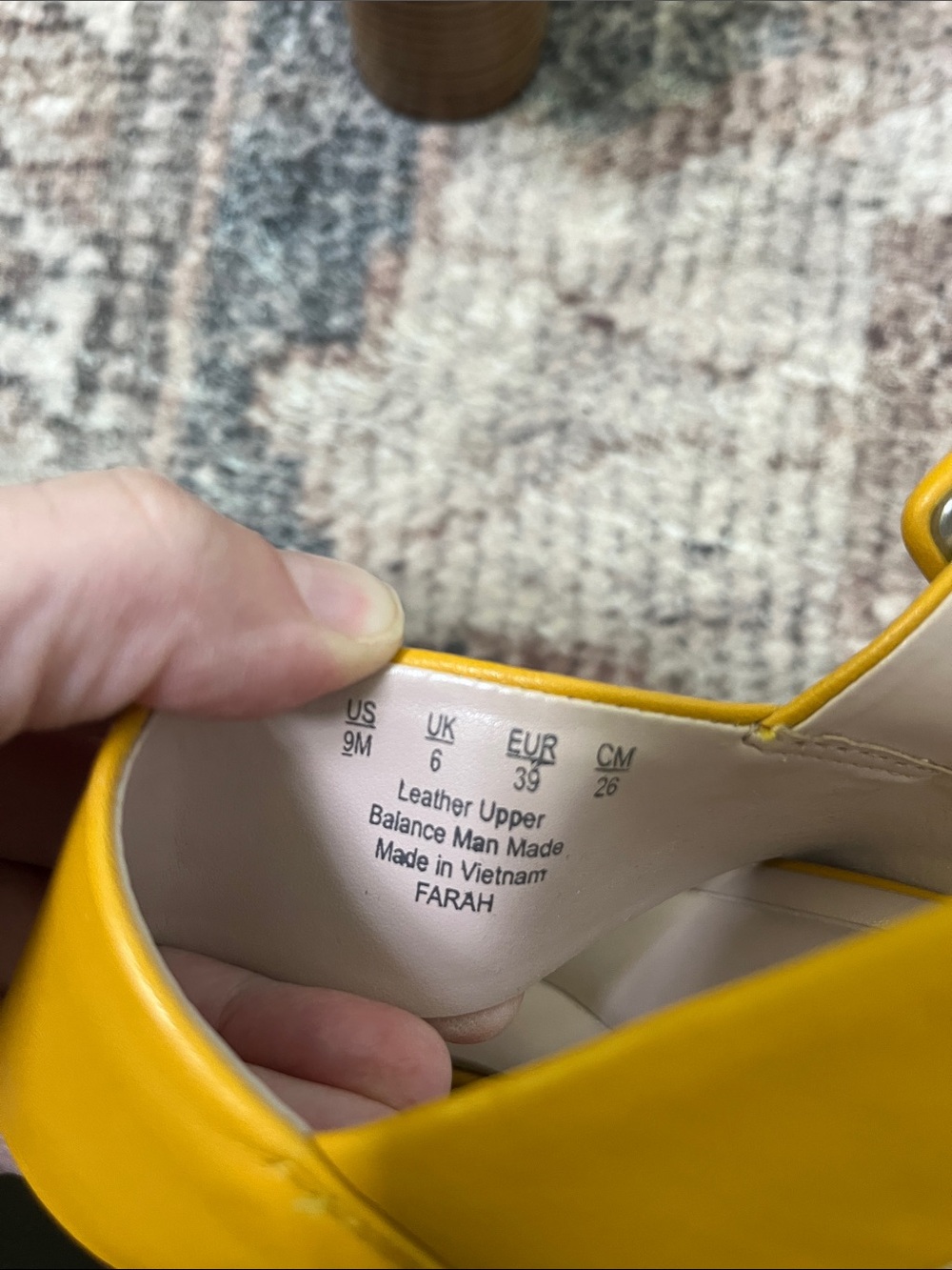 Preston & York Yellow Stap Block Heel Sandals - Picture 4 of 5